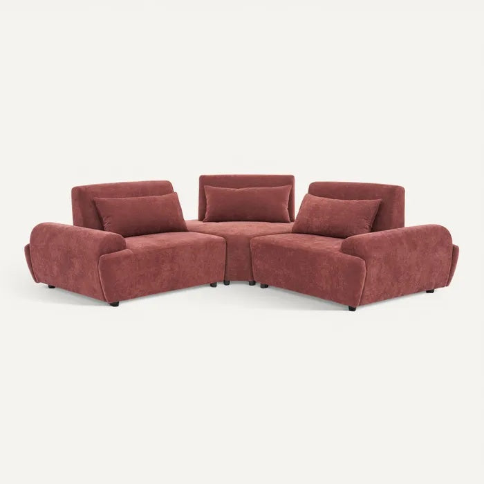 **Technische titel in het Nederlands:** **Modulair Rosa Bankstel met Korte Armleuningen**